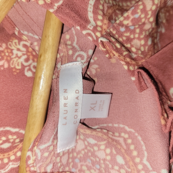 LC Lauren Conrad Pink Dolman Sleeve Sundress - Picture 3 of 3